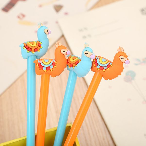 

40 шт / много творческий camel гелевые ручки для письма 0.5mm black ink нейтральная pen подпись pen канцелярские товары школьные принадлежно
