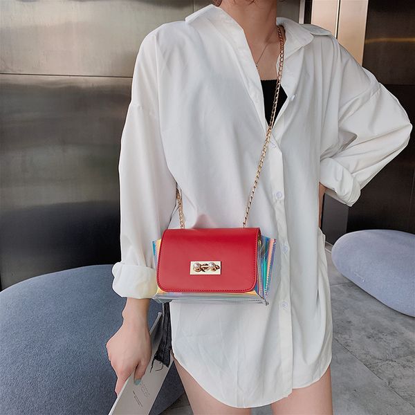 

2020 new shoulder bag women's candy color transparent fashion multifunctional mini crossbody bag ladies