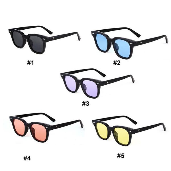 

women men black framed eyeglasses square polarized eyewear sunglasses