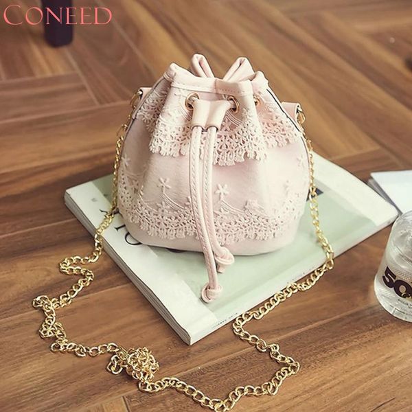 

charming nice coneed gift coneed women lace handbag shoulder bags tote purse messenger satchel bag cross body y35