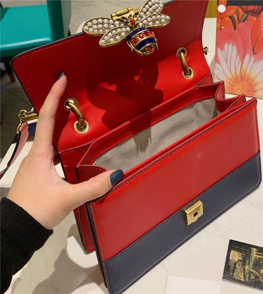 

2020 designer purse brand women's genuine leather handbags queen bee tot bag fashion cross body bag shoulder bags 476541 dvust 4198