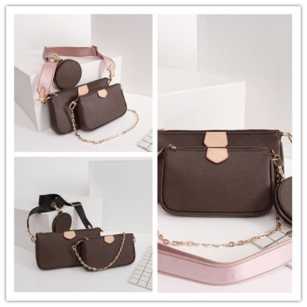 

designer women's famous brand bag three bags fashion retro leather letter new luxury shoulder bag