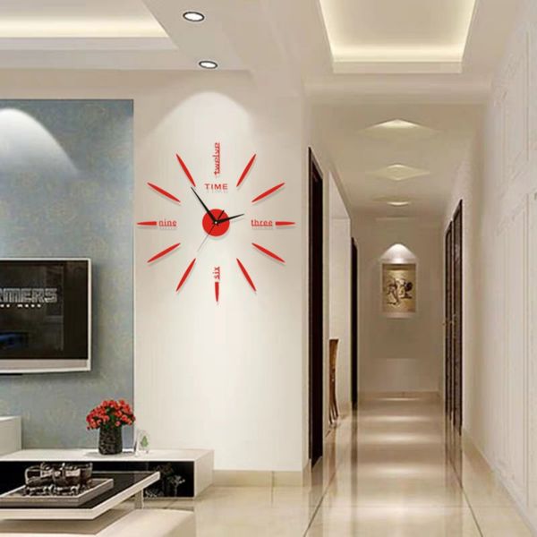 

новй овѬеменнй 3d diy номеѬ зеѬкална повеѬно ен а наклейки дл дома 