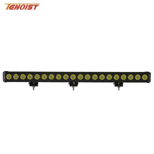 

37" inch single row 20*10w 200w led light bar for offroad 4*4 suv atv tractor boat 12v 24v