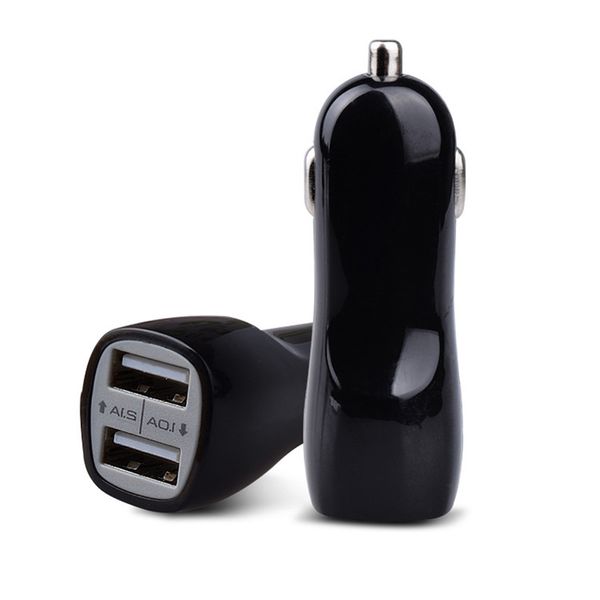 

dual usb ports car charger 5v 2.1a/1a in-car chargers for iphone x 8 7 plus 6s samsung galaxy s7 s8