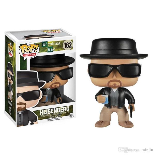 

new funko pop breaking bad heisenberg #162 action figure with original box great quality and same day shipping
