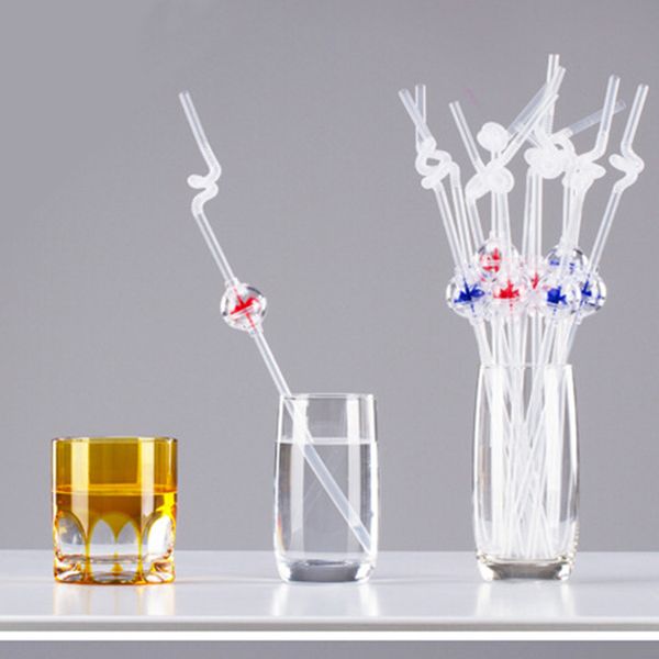

1pcs straws art straw creative windmill retractable curved long for bar wedding supplies birthday event party decorating#424y50