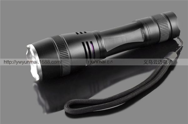 

new pattern xml t6 aluminium alloy charge lighting flashlight light outdoors flashlight high-power