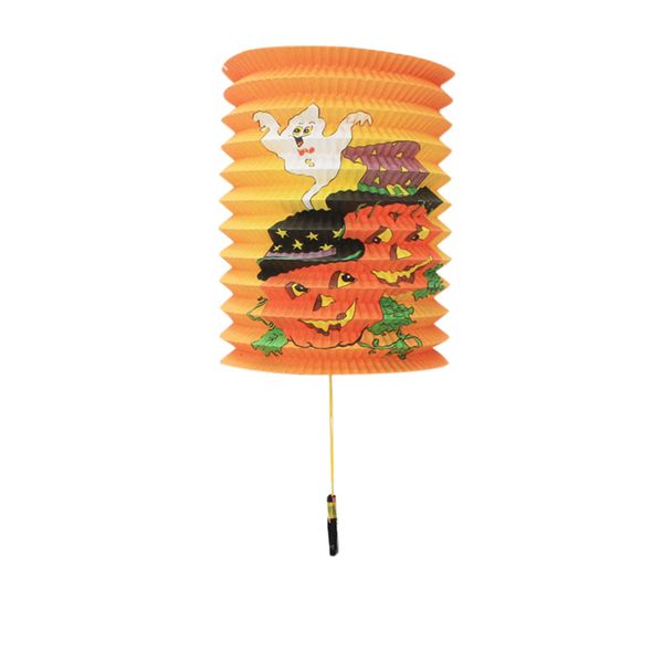 

muqgew paper pumpkin bat skeleton hanging lantern light lamp halloween party decor