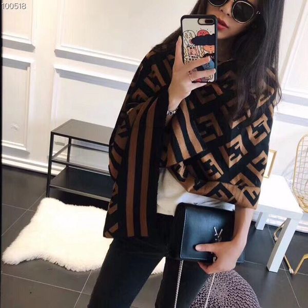 

19 carf for women 2019 pring letter pattern carf wool ca hmere 13 fendi ilk think carve ize wihtout box high qualtiy a 996, Black;white