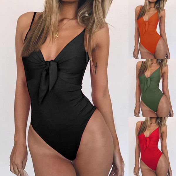 

GLANE Women's One-Piece Bandage Bikini Push Up Monokini Swimsuit Bathing Suit Swimwear hOT Lady Beachwear USA Bequini