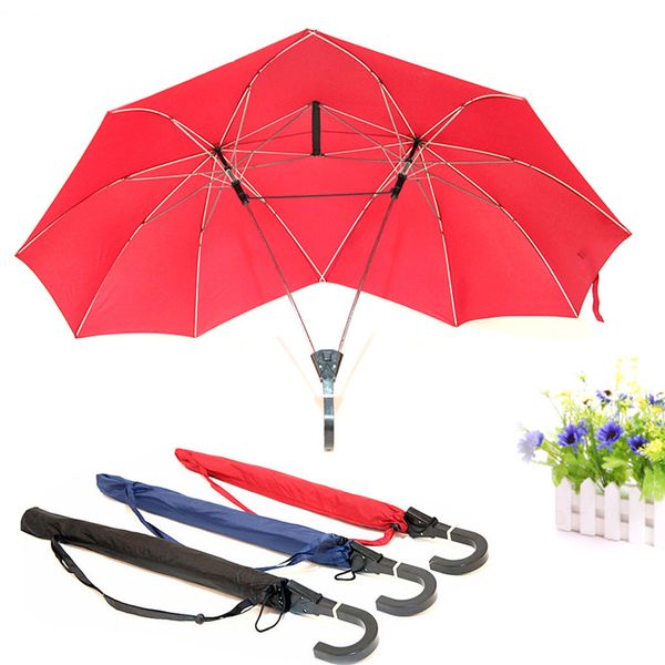 

windproof two person umbrella large couples umbrella two head double size rain protection gift for lovers