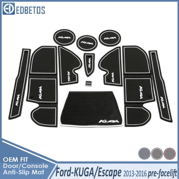 

anti-dirty pad for ford kuga 2013 2014 2015 2016 ford escape 2 pre-facelift accessories door groove gate slot coaster