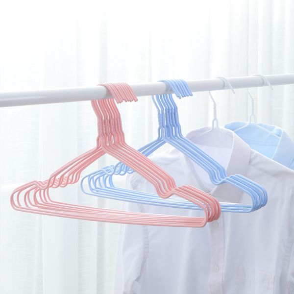 

10pcs modern minimalist household clothes hanger clothes hanging multifunctional non-mark thickened non-slip clothes rack hook