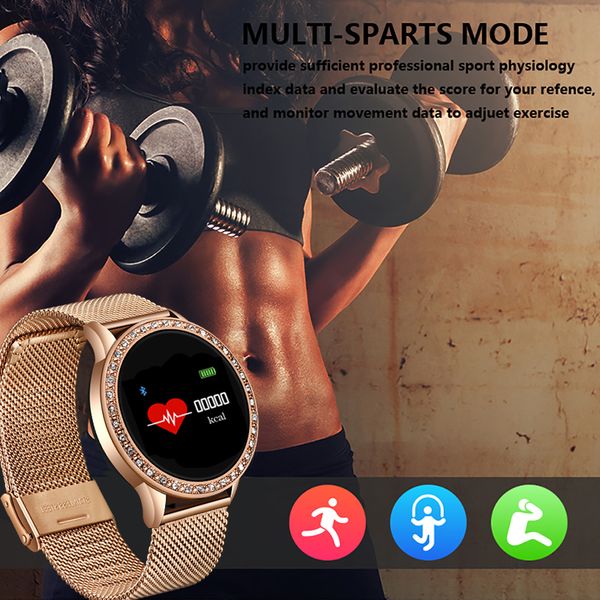 

lige fashion smart watch women men sport waterproof clock heart rate sleep monitor for iphone call reminder bluetooth smartwatch