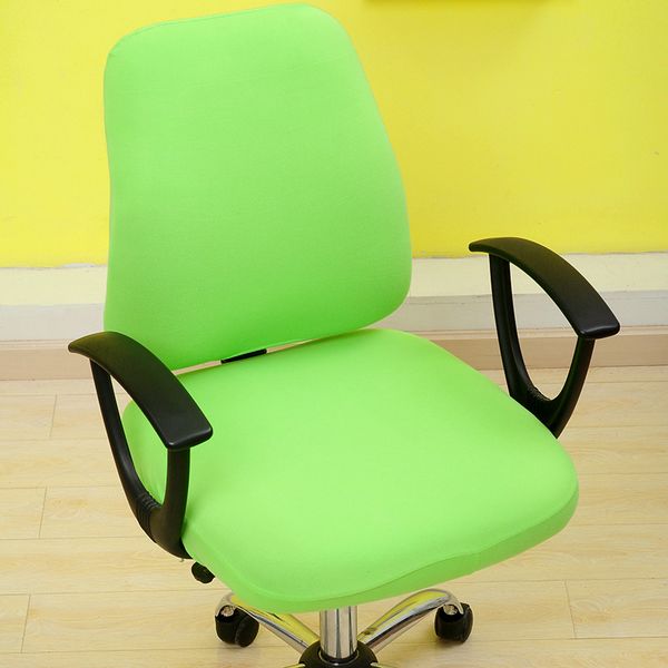 

chair cover split solid color office computer chair cover elastic comfort