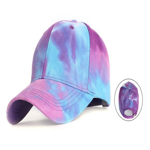 

2020 новая мода tie-dye baseball cap весна мужчины женщины trend любители красочные snapback hat открытый регулируемое вс граффити bone шляп, Blue;gray