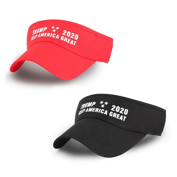 

man cotton cap adjustable trump 2020 hats for running golf keep america great caps empty visor cap women sun hats, White