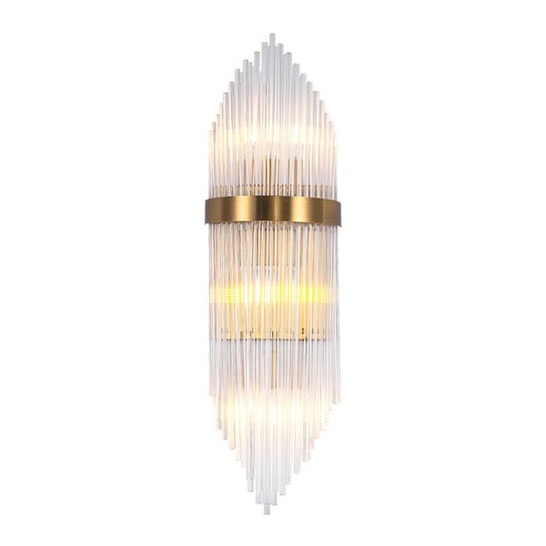 

Gold wall conce lighting clear gla lamp hade wall mounted light fixture gold led wall lamp with e14 led bulb