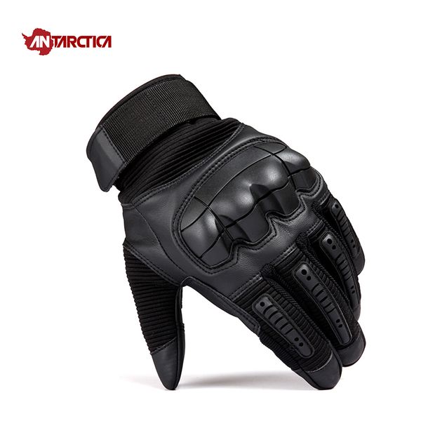 

antarctica outdoor sports tactical gloves, climbing gloves men's full gloves for hiking cycling training protection shell, Black