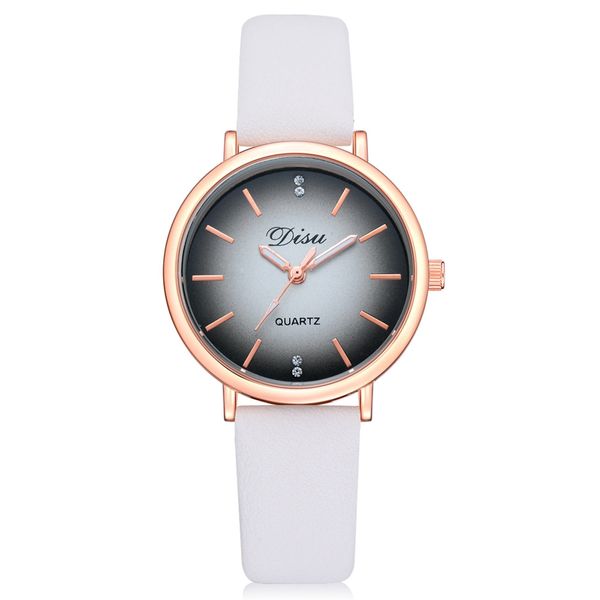 

fashion women wristwatch retro design leather band analog alloy quartz wrist watch gift valentine gift luxury %9, Slivery;brown