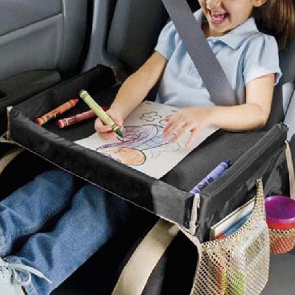 

child car seat tray waterproof storage children toy holder tray desk infant stroller board table child car seat