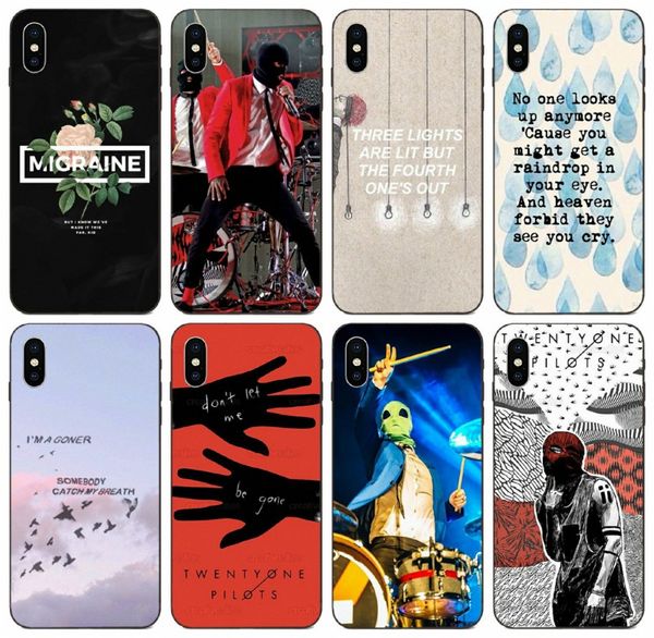 

tongtrade] the twenty one pilots case for iphone 8 7 6s 5s plus x xs 11 pro max galaxy a7 s10 huawei mate 20 y6 pro xiaomi 8 9 custom case