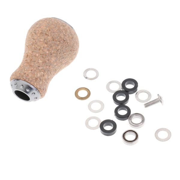 

lightweight fishing reel handle knob power bearings handle knob baitcasting reels with 2 stainless steel ball bearings