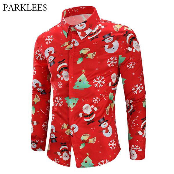 camisa navideña hombre