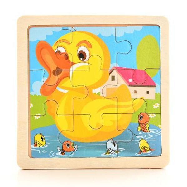 

20 style 3d puzzles jigsaw wooden toys for children cartoon animal traffic puzzles intelligence children early educational toys