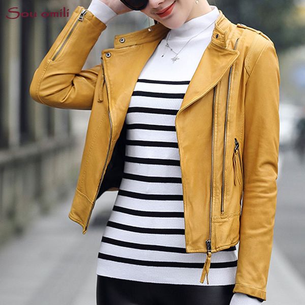 

байкер кожаная куртка из искусственной кожи, куртка женская розовая модная верхняя одежда, куртка supernova jaqueta couro, Black