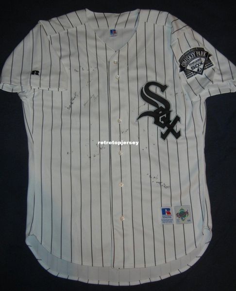 

retro russell athletic chicago jersey signed autographed mens stitched baseball jerseys, Black;blue