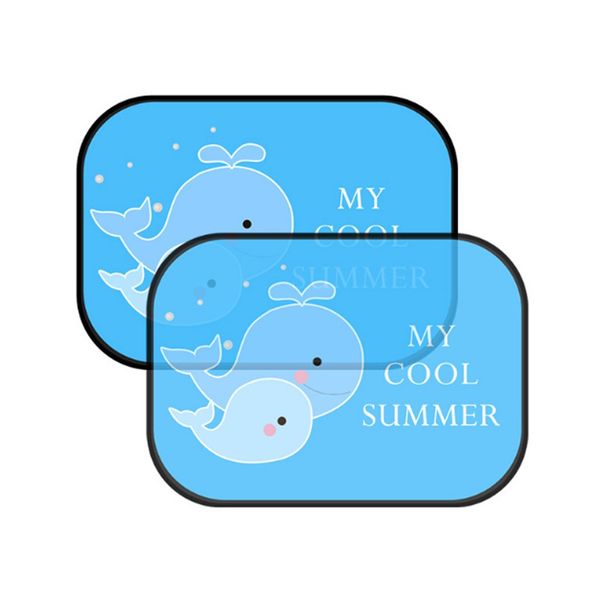 

car sun shade rear front window shade side window sunshade baby 2pcs blue practical durable and l0409