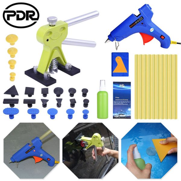 

pdr tools dent lifter glue gun sticks puller tabs paintless hail repair removal