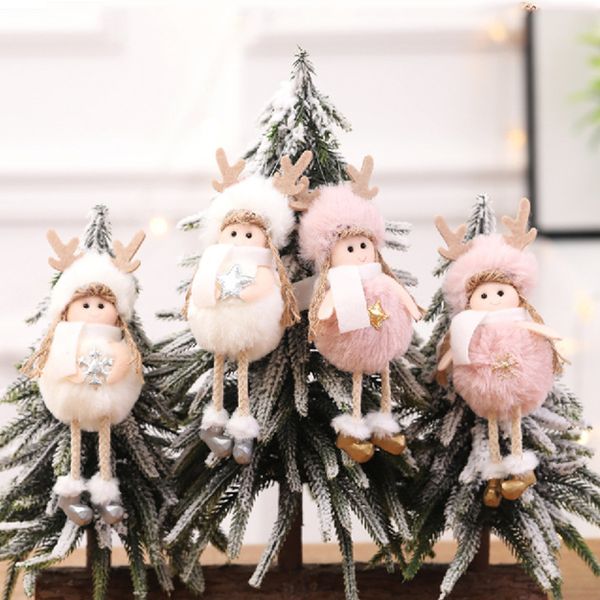 

happy new year christmas angel doll christmas ornaments xmas tree hanging pendants home decor gifts