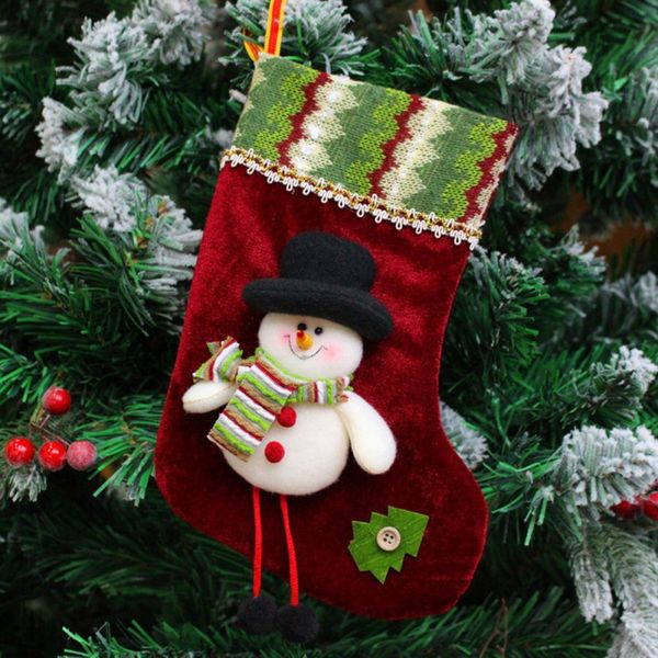 

christmas decorations for home santa claus snowman elk christmas socks festive creative gifts
