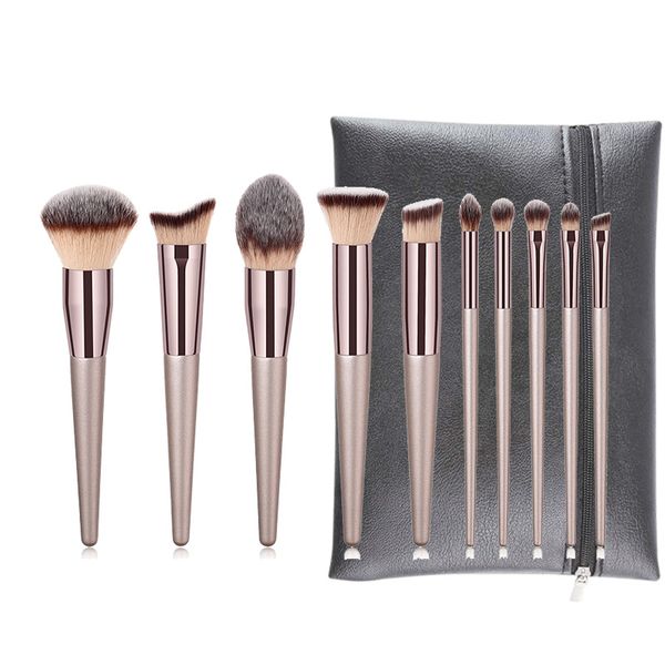 

10pcs makeup brushes set professional foundation powder eyeshadow blending eyebrow kabuki cosmetic brush tool