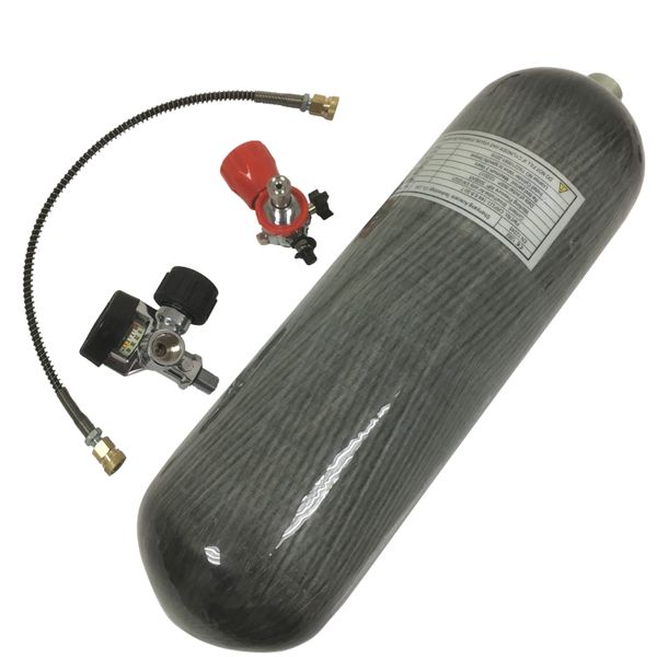 

ac168201 acecare 6.8l ce 4500psi pcp paintball tank carbon fiber cylinder with valve&filling station for hunting/shooting targets airgun