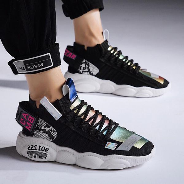

men running shoes mens green orange black mesh buckl strap triple black sports sneakers breathable outdoor shoes ing