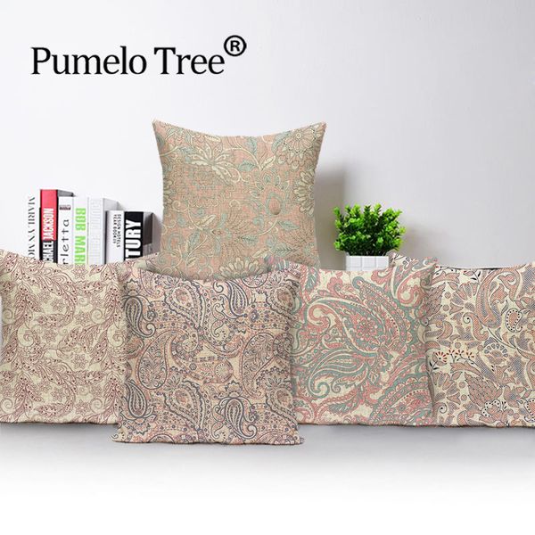 

старинные декоративные наволочки льняные печати бросьте подушки luxury подушках обложка выборочная 45 х 45 высокое качество наволочка