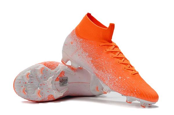 

2019 mens fg football boots neymar limited cr7 shuai 360 superfly vii victory soccer cleats fg orange soccer shoes