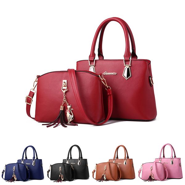 

fashion women messenger crossbody bag single should bags handbag leather bags ladies tassel portable bag shoulder handbags