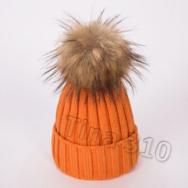 

new winter women knitted hat warm pom pom big ball wool hat ladies skull cap beanie solid female outdoor caps t2c5073