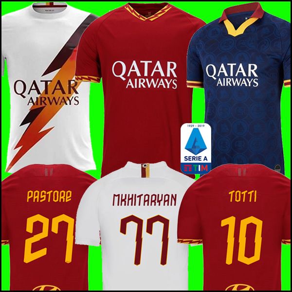 

Thailand a maillot roma occer jer ey de ro i dzeko zaniolo rome 2019 2020 totti perotti jer ey 19 20 football kit hirt men kid, Black;yellow