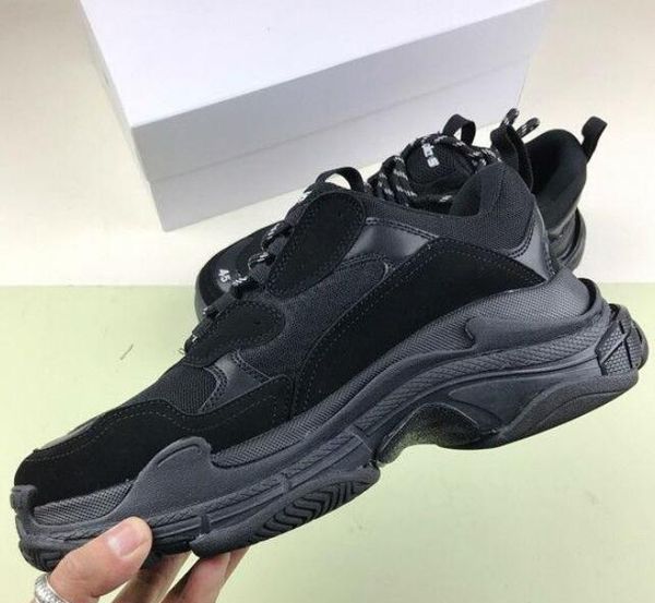 

Высококачественная мужская и женская повседневная обувь Triple S Silver Suede Белый Желтый Зеленый Кроссовки на платформе Дизайнерские кроссовки 35-45 квартир Тренеры