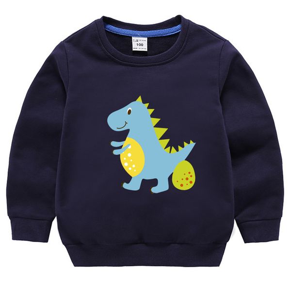 

autumn boys girls sweatshirts hoodie dinosaur cotton children pullover costume fall teenagers baby kids clothes outfits, Black