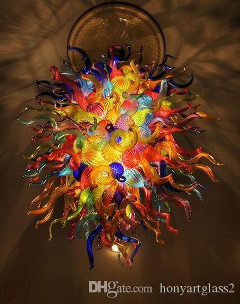 

hand blown murano glass modern crystal chandelier light art decor high ceiling l home decorative led ac hanging glass chandelier