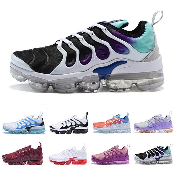 

2019 tn plus women running athleticshoes white pink purple girl grape womens female lady sports outdoor trainers sneakers 36-40, White;red