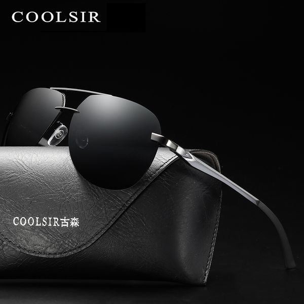 

coolsir 2020 new polarized sunglasses men fashion glasses classic brand sun glasses a143 sunglasses driving eyewear for men, White;black