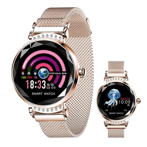 

новые здоровые женщины часы смарт-браслет артериального давления монитор сердечного ритма ip67 водонепроницаемый шаги спортивный режим фитне